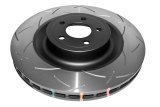 DBA Club Spec 4000 T3 Brake Rotors DBA42166S Rotor, T3, Vented, Slotted Surface, Iron, Black Painted, Ford, Front, Each thumbnail 3