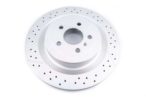 Disc Brakes Australia USA LLC Brake Rotors DBA3361EXDS En-Shield OE cross-drilled/Dimpled & slotted HC PP[ Mercedes AMG, GL, GLS, GLE63 & ML63 Series W166 & X166 5.5L V8 04/12-> R ] thumbnail 1