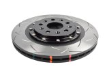 Disc Brakes Australia USA LLC Brake Rotors DBA53929BLKS 5000 Fully Assembled 2-piece Black T3 Slotted KP [ Chevrolet Corvette C8 Z51 02/20-> R ] thumbnail 1