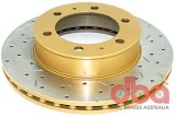 DBA HD Series 4000XS Brake Rotors DBA42714XS Disc Rotor, Cross-Drilled, Slotted, 4000 XS Series, Uni-Directional, Toyota, Front, Each thumbnail 7