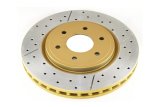 Disc Brakes Australia USA LLC Brake Rotors DBA2310X Rotor, Cross-Drilled, Slotted, Street Series X-Gold, Uni-Directional, thumbnail 4