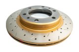 DBA HD Series 4000XS Brake Rotors DBA4151XS Disc Rotor, Cross-Drilled, Slotted, 4000 XS Series, Uni-Directional, Toyota, Front, Each thumbnail 4