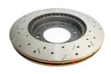 DBA HD Series 4000XS Brake Rotors DBA4151XS Disc Rotor, Cross-Drilled, Slotted, 4000 XS Series, Uni-Directional, Toyota, Front, Each thumbnail 5