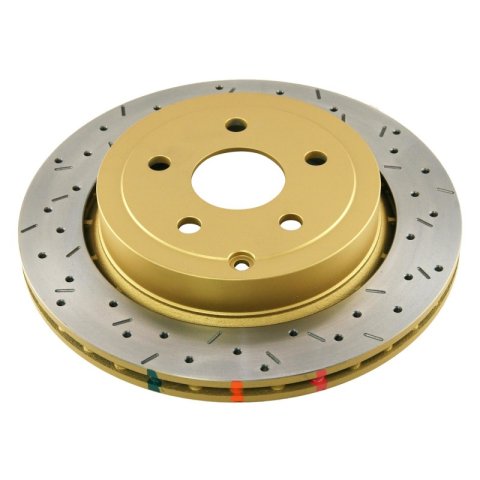 DBA HD Series 4000XS Brake Rotors DBA42029XS Disc Rotor, Cross-Drilled, Slotted, 4000 XS Series, Uni-Directional, Pontiac, Rear, Each thumbnail 9
