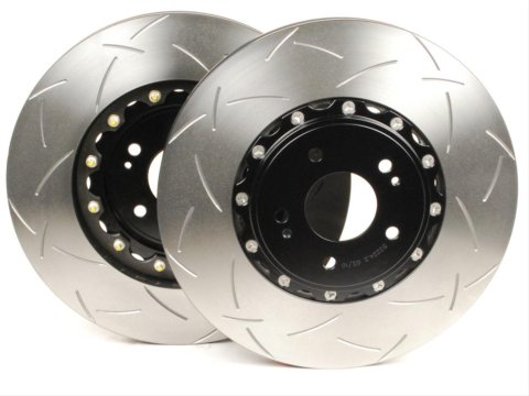 DBA Club Spec 5000 T3 Brake Rotors DBA52020BLKS Rotor, T3, Vented, Slotted Surface, Iron, Black Painted, Pontiac, Front, Each thumbnail 3