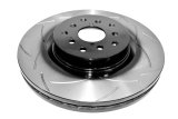 DBA Street Series T2 Disc Brake Rotors DBA2650S-10 Rotor, T2, Vented, Slotted Surface, Iron, Black Painted, Subaru, Front, Each thumbnail 2