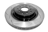 DBA Street Series T2 Disc Brake Rotors DBA2650S-10 Rotor, T2, Vented, Slotted Surface, Iron, Black Painted, Subaru, Front, Each thumbnail 7