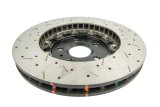 DBA HD Series 5000XS Brake Rotors DBA52604BLKXS Rotor, 5000XS, Vented, Cross-Drilled and Slotted Surface, Iron, Black Painted, Chevy, Pontiac, Front, Each thumbnail 2
