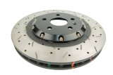 DBA HD Series 5000XS Brake Rotors DBA52604BLKXS Rotor, 5000XS, Vented, Cross-Drilled and Slotted Surface, Iron, Black Painted, Chevy, Pontiac, Front, Each thumbnail 8