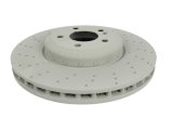 Disc Brakes Australia USA LLC Brake Rotors DBA3378HOEX Hybrid Composite Rotor OE X-Drilled [ Mercedes S350D & S400 Hybrid F ] thumbnail 1