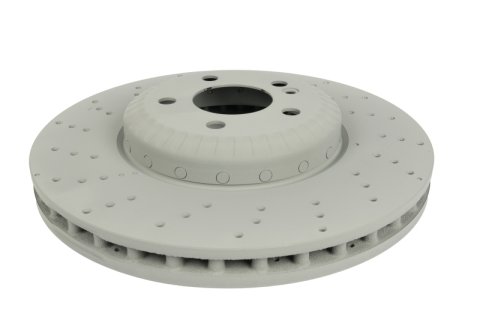 Disc Brakes Australia USA LLC Brake Rotors DBA3378HOEX Hybrid Composite Rotor OE X-Drilled [ Mercedes S350D & S400 Hybrid F ]