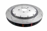 Disc Brakes Australia USA LLC Brake Rotors DBA53912SLVS 5000 Fully Assembled 2-piece Clear Anodised Hat T3 slotted KP [ Audi TT RS Coupe & Roadster FV 07/17-> F ] rings 52844.1S thumbnail 1