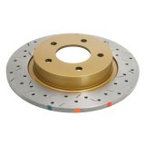 DBA HD Series 4000XS Brake Rotors DBA42957XS Disc Rotor, Cross-Drilled, Slotted, 4000 XS Series, Uni-Directional, Mazda, Rear, Each thumbnail 8