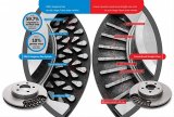 DBA HD Series 4000XS Brake Rotors DBA42760BLKXS Rotor, 4000XS, Vented, Cross-Drilled and Slotted Surface, Iron, Black Painted, Chevy, Front, Each thumbnail 3