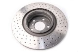 Disc Brakes Australia USA LLC Brake Rotors DBA42677XD 4000 Crossdrill Dimple KP [ BMW F20, 22, 23, 30, 31, 32, 34 & 36 11-17 R ] thumbnail 2
