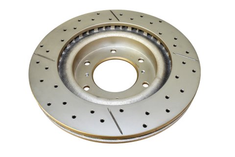Disc Brakes Australia USA LLC Brake Rotors DBA2262X Street Gold Cross-drilled/slotted [ Mercedes W204 07-> F ] thumbnail 4