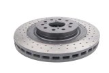 Disc Brakes Australia USA LLC Brake Rotors DBA43700XD 4000 XD Crossdrilled/Dimpled KP [ Honda Civic Type R FK Series FK8 Chass 228kw 09/17 -> F ] thumbnail 2