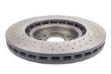 Disc Brakes Australia USA LLC Brake Rotors DBA43700XD 4000 XD Crossdrilled/Dimpled KP [ Honda Civic Type R FK Series FK8 Chass 228kw 09/17 -> F ] thumbnail 3