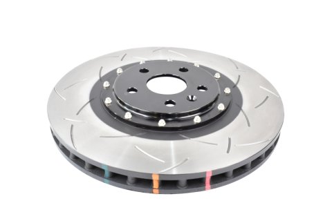 Disc Brakes Australia USA LLC Brake Rotors DBA53940BLKS 5000 Fully Assembled 2-piece Black Hat T3 slotted KP [ Chev Camaro ZL1 19-> F ] thumbnail 1