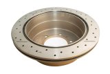 DBA Street Series X-Gold Disc Brake Rotors DBA786X Rotor, Cross-Drilled, Slotted, X-Gold, Uni-Directional, Lexus, Rear, Each thumbnail 5