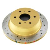 DBA HD Series 4000XS Brake Rotors DBA42011XS Disc Rotor, Cross-Drilled, Slotted, 4000 XS Series, Uni-Directional, Caddky, Chevrolet, GMC, Rear, Each thumbnail 5