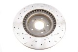 DBA HD Series 4000XS Brake Rotors DBA4928XS Disc Rotor, Slotted, Cross-drilled, Iron, Nissan, Front, Each thumbnail 5