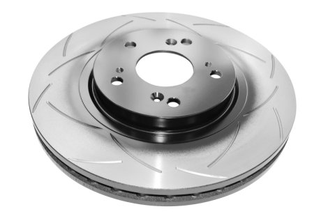 DBA Street Series T2 Disc Brake Rotors DBA2510S Rotor, Slotted, Series, Uni-Directional, Acura, Honda, Front, Each thumbnail 3
