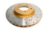DBA HD Series 4000XS Brake Rotors DBA4984XS Disc Rotor, Cross-Drilled, Slotted, 4000 XS Series, Uni-Directional, BMW, Front, Each thumbnail 4