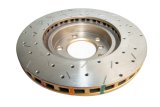 DBA HD Series 4000XS Brake Rotors DBA4984XS Disc Rotor, Cross-Drilled, Slotted, 4000 XS Series, Uni-Directional, BMW, Front, Each thumbnail 5