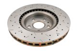 DBA HD Series 4000XS Brake Rotors DBA42604XS Disc Rotor, Cross-Drilled, Slotted, 4000 XS Series, Uni-Directional, Chevrolet, Camaro, Front, Each thumbnail 6