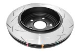 DBA Club Spec 4000 T3 Brake Rotors DBA42633S Rotor, T3, Vented, Slotted Surface, Iron, Black Painted, Jeep, Rear, Each thumbnail 2