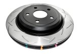 DBA Club Spec 4000 T3 Brake Rotors DBA42633S Rotor, T3, Vented, Slotted Surface, Iron, Black Painted, Jeep, Rear, Each thumbnail 3