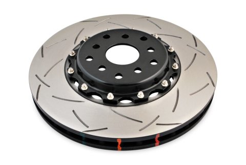 DBA Club Spec 5000 T3 Brake Rotors for 2004-2014 IMPREZA, 2015-2017 WRX, 2015-2016 WRX STI - DBA5654BLKS-10 Rotor, T3, Vented, Slotted Surface, Iron, Black Painted, Subaru, Front, Each thumbnail 3