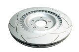 Disc Brakes Australia USA LLC Brake Rotors DBA2599S Street T2 Slot KP [ Porsche Macan 06/14-> PR Code 2EK 18 Inch Rim Red Calipers R ] thumbnail 2