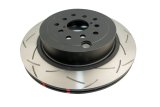 Disc Brakes Australia USA LLC Brake Rotors DBA43051S-10 4000 T3 Slot KP [ Subaru WRX STi ( Brembo 4 Pot Spec "R" Yellow Calipers ) 19 Inch Rim 04/17-> R ] thumbnail 1
