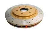 DBA HD Series 4000XS Brake Rotors DBA42310XS Disc Rotor, Cross-Drilled, Slotted, 4000 XS Series, Uni-Directional, Nissan, Front, Each thumbnail 5