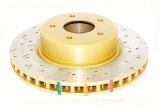 DBA HD Series 4000XS Brake Rotors for 2005-2006 GTO - DBA42020XS Disc Rotor, Cross-Drilled, Slotted, 4000 XS Series, Uni-Directional, Pontiac, Front, Each thumbnail 4