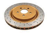 DBA HD Series 4000XS Brake Rotors DBA42605XS Disc Rotor, Cross-Drilled, Slotted, 4000 XS Series, Uni-Directional, Chevrolet, Camaro, Rear, Each thumbnail 4