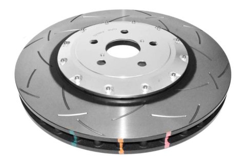 Disc Brakes Australia USA LLC Brake Rotors DBA52788SLVS 5000 Assembled Two Piece CLEAR Anodised T3 Slotted KP [ Lexus GS-F URL10R & RC-F USC10R V8 09/2014-> F ] Flat rings 52632.1S thumbnail 1