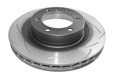Disc Brakes Australia USA LLC - Brake Rotors for 2010-2014 4RUNNER, 2011-2015 LAND CRUISER DBA2736S T-Slot Uni-Directional Slotted Rotor thumbnail 2