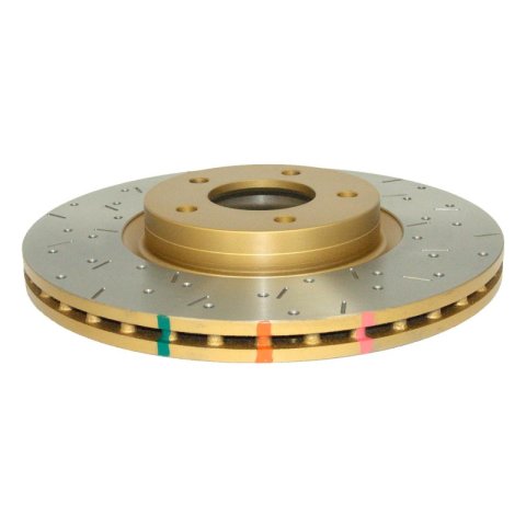 DBA HD Series 4000XS Brake Rotors for 2007-2013 3 - DBA42962XS Disc Rotor, Cross-Drilled, Slotted, 4000 XS Series, Uni-Directional, Mazda, Front, Each thumbnail 8