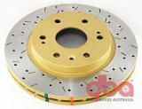 DBA HD Series 4000XS Brake Rotors DBA42010XS Disc Rotor, Cross-Drilled, Slotted, 4000 XS Series, Uni-Directional, Caddky, Chevrolet, GMC, Front, Each thumbnail 7