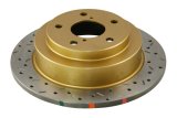 DBA HD Series 4000XS Brake Rotors DBA4644XS Disc Rotor, Cross-Drilled, Slotted, 4000 XS Series, Uni-Directional, Subaru, Rear, Each thumbnail 4