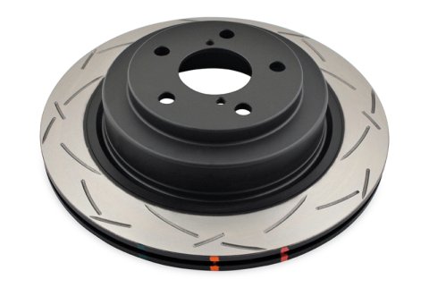 DBA Club Spec 4000 T3 Brake Rotors DBA4653S Disc Rotor, Slotted Design, Series, Uni-Directional, Subaru, Rear, Each thumbnail 3