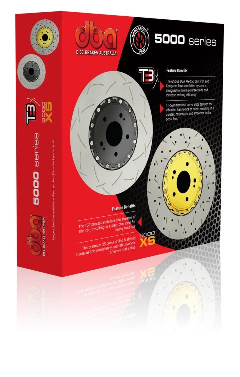 DBA Club Spec 5000 T3 Brake Rotors DBA5010.1S Disc Rotor thumbnail 5