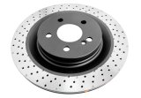 Disc Brakes Australia USA LLC Brake Rotors DBA42691XD 4000 Crossdrill Dimple KP [Mercedes C63 AMG Series W204 08-15 R] thumbnail 2