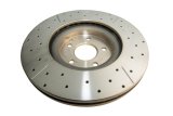 Disc Brakes Australia USA LLC Brake Rotors DBA2696X Street Gold Cross-drilled/slotted KP [ Mercedes C class AMG CLK 350/500/AMG SLK AMG F ] thumbnail 3