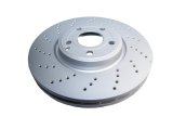 Disc Brakes Australia USA LLC Brake Rotors DBA3246OEX En-Shield OE cross-drilled/Dimpled HC [ Mercedes CLS250,350&400 C218 " 218303, 323,326,359&365" 11-> CLS250 &350 X218 "218903,923&959 12-> F ] thumbnail 1