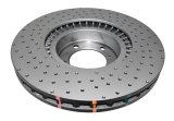 Disc Brakes Australia USA LLC Brake Rotors DBA42592XD 4000 XD Crossdrill Dimple BLACK KP [ Porsche Panamera 10-> F ] thumbnail 3
