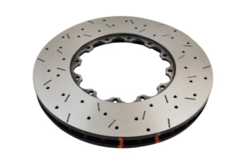 Disc Brakes Australia USA LLC Brake Rotors DBA53910.1XD 5000 Rotor Cross Drilled/Dimpled 356mm X 30mm KP [[ Lexus GS350 GRL10&12 RC200T&300 ASC10/RC350 GSC10 12-20 Sports F ] with NAS nuts thumbnail 7